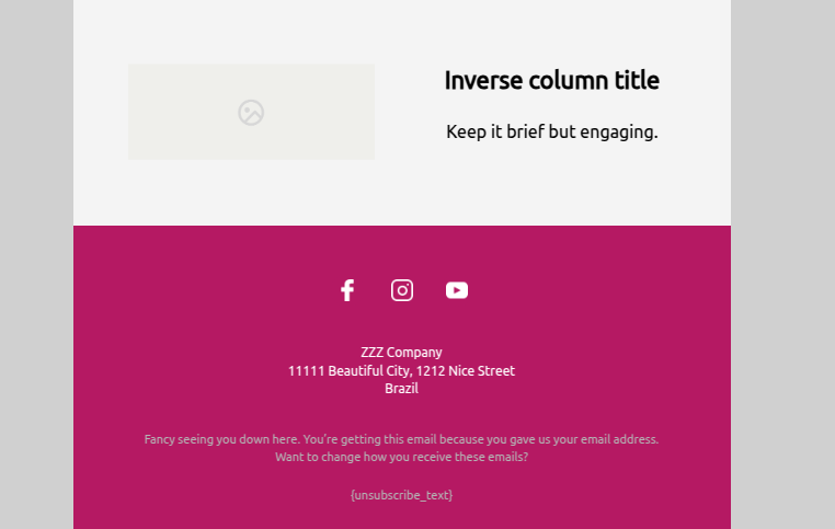 email theme colour company